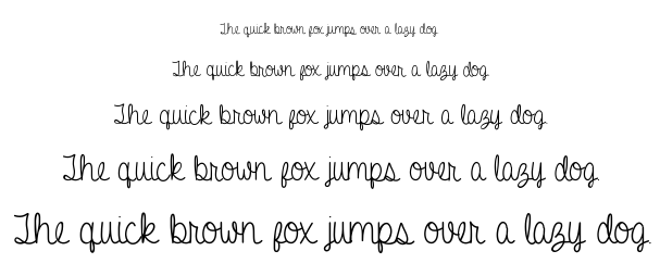 A Gentle Touch font